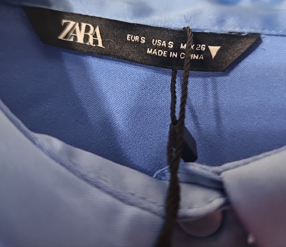 Blue Button-Up Shirt - Picture 2 of 6